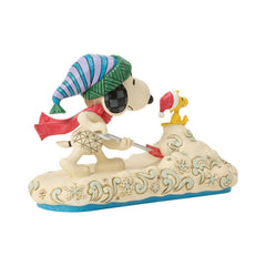 Enesco Peanuts by Jim Shore Snoopy Shoveling Snow with Woodstock6018680