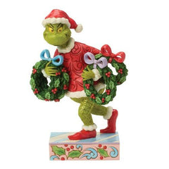Enesco Dr. Seuss Grinch by Jim Shore Stealing Christmas Wreaths 6018963