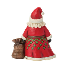 Enesco Jim Shore Heartwood Creek Santa with Present Bag Miniature 6019328