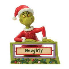 Enesco Dr. Seuss Grinch by Jim Shore Rotating Message Sign 6018960