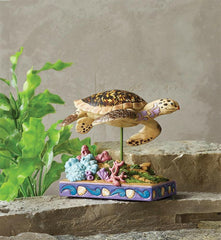 Enesco Jim Shore Animal Planet Collection Everyday Hawksbill Sea Turtle6010941