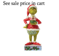 Enesco Dr. Seuss Grinch by Jim Shore Holding a Glass Dome with Max 6018958