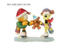 Enesco Garfield by Jim Shore Garfield, Odie and Pooky Ice Skating 6018797