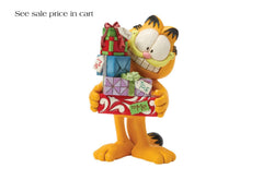 Enesco Garfield by Jim Shore Garfield Holding a Stack of Presents 6018798