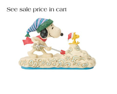 Enesco Peanuts by Jim Shore Snoopy Shoveling Snow with Woodstock6018680