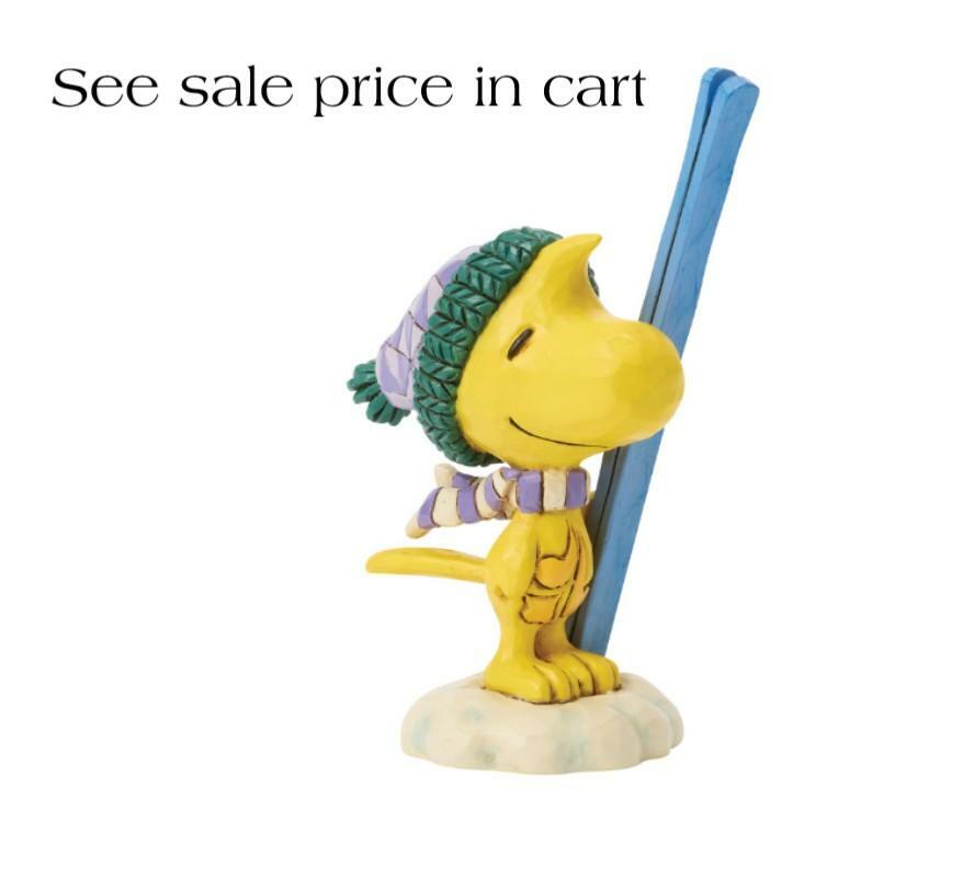 Enesco Peanuts by Jim Shore Woodstock Holding Skis Mini 6018687