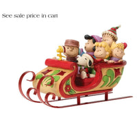Enesco Peanuts by Jim Shore Charlie Brown with Snoopy and Friends in Sleigh6018692