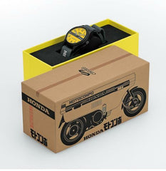 Seiko 5 Sports SS BLK Ct Automatic Yellow Dial motocompo HDB010