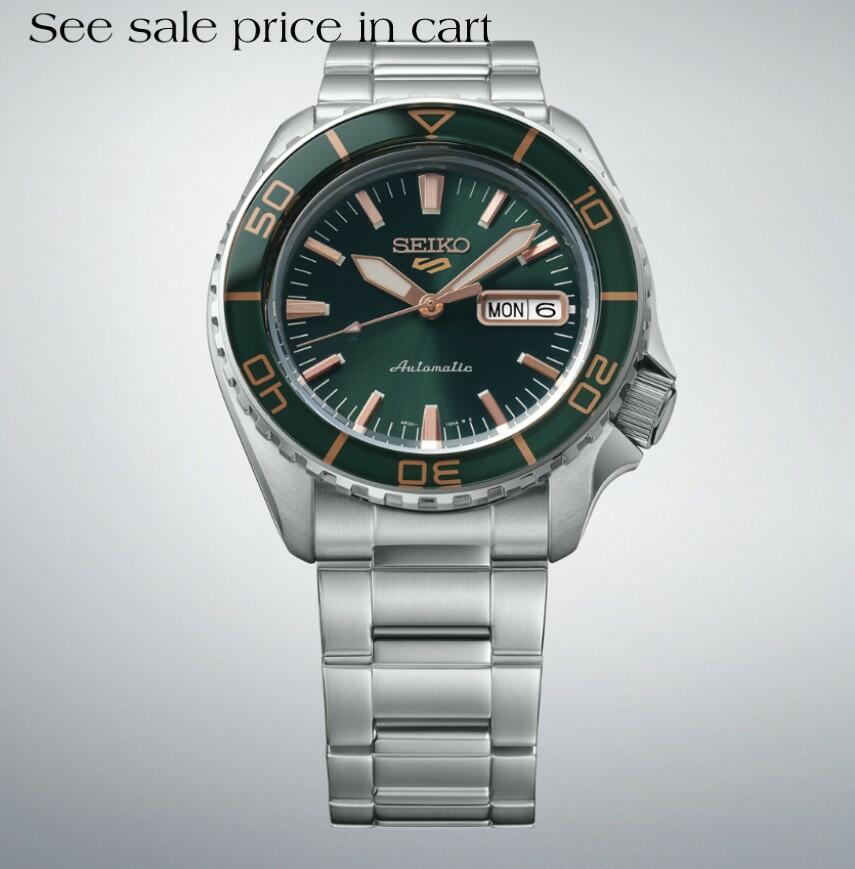 Seiko 5 Sports SS Automatic Green Dial HDB005