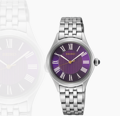 Seiko Essential SS Quartz Purple Dial 145 LE HGH004