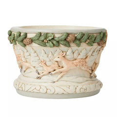 Jim Shore HWC Woodland Deer Decorative Bowl 6008872