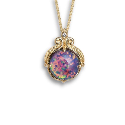 Momento Gem MG-09Y Gemstone Amethyst Pendant