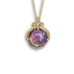 Momento Gem MG-09Y Gemstone Amethyst Pendant
